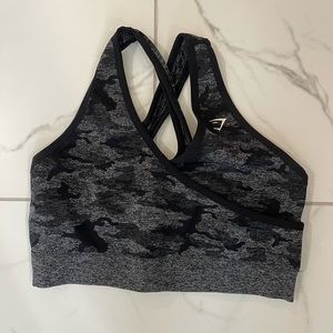 Gymshark camo sports bra